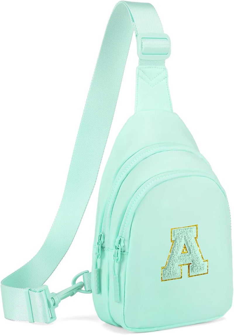Viverte Small Initial Sling Bag for Girls & Women - Cute Crossbody Fanny Pack Gift - Image 1